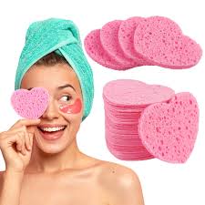 Facial Sponge-Reusable Heart Facial Sponge