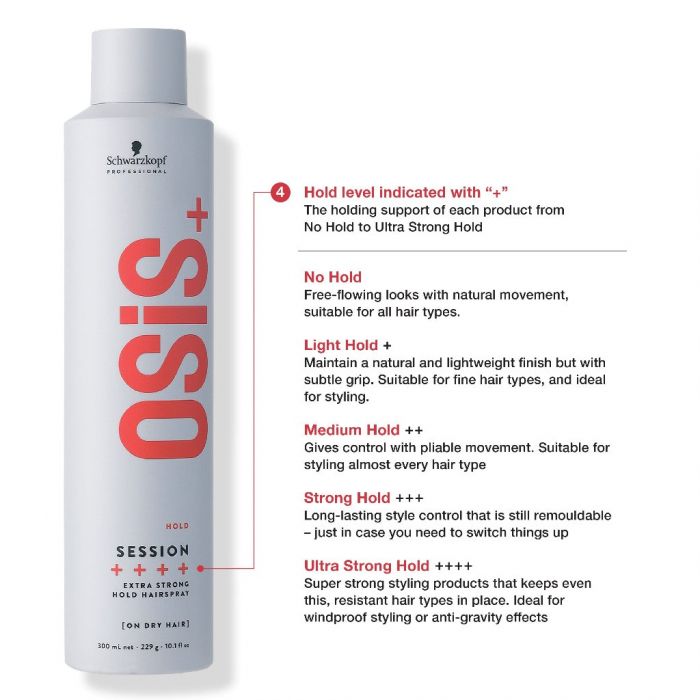 Schwarzkopf Osis+  Hold Hair Spray (500ml)